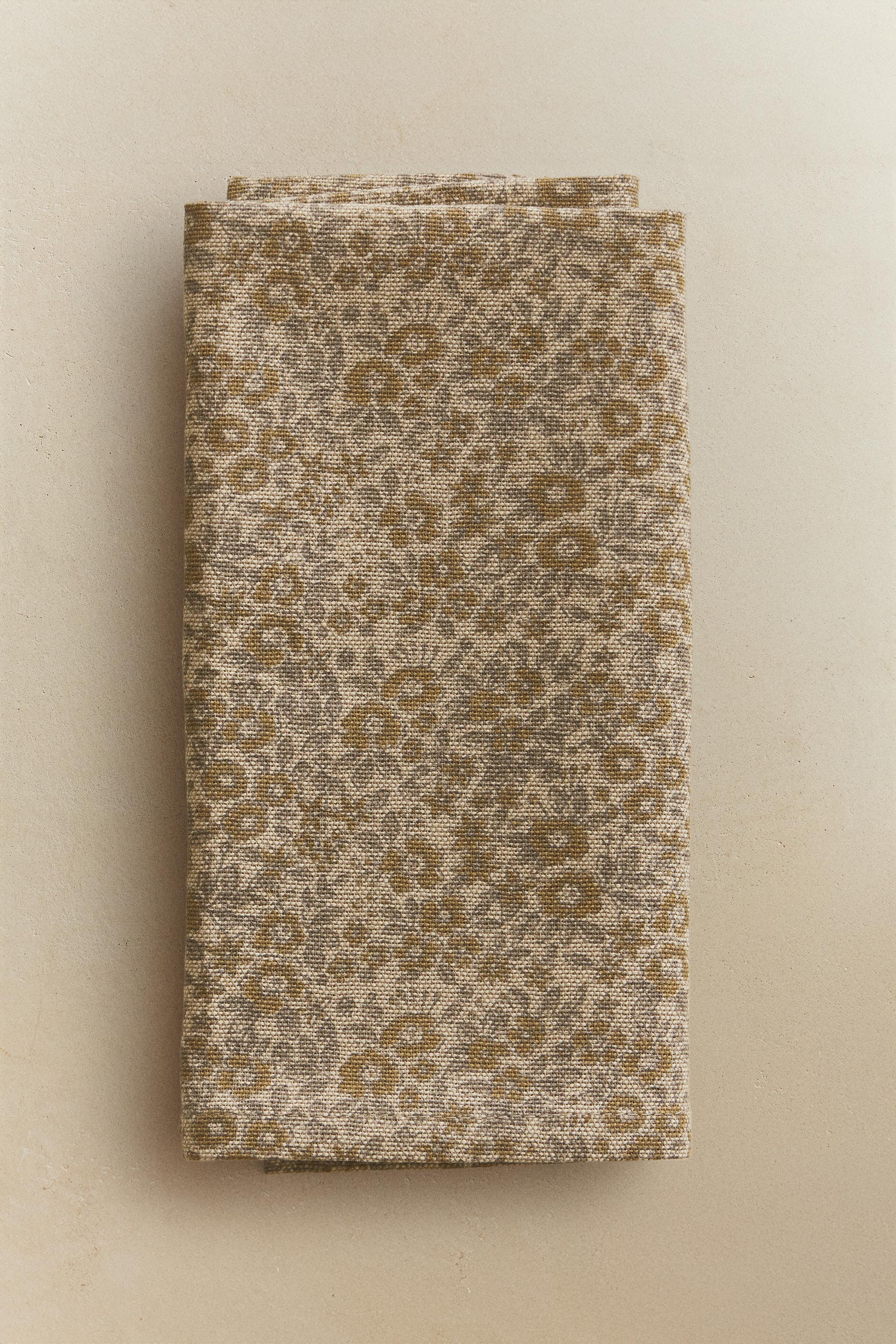 MINI FLORAL PRINT NAPKIN (SET OF 2)